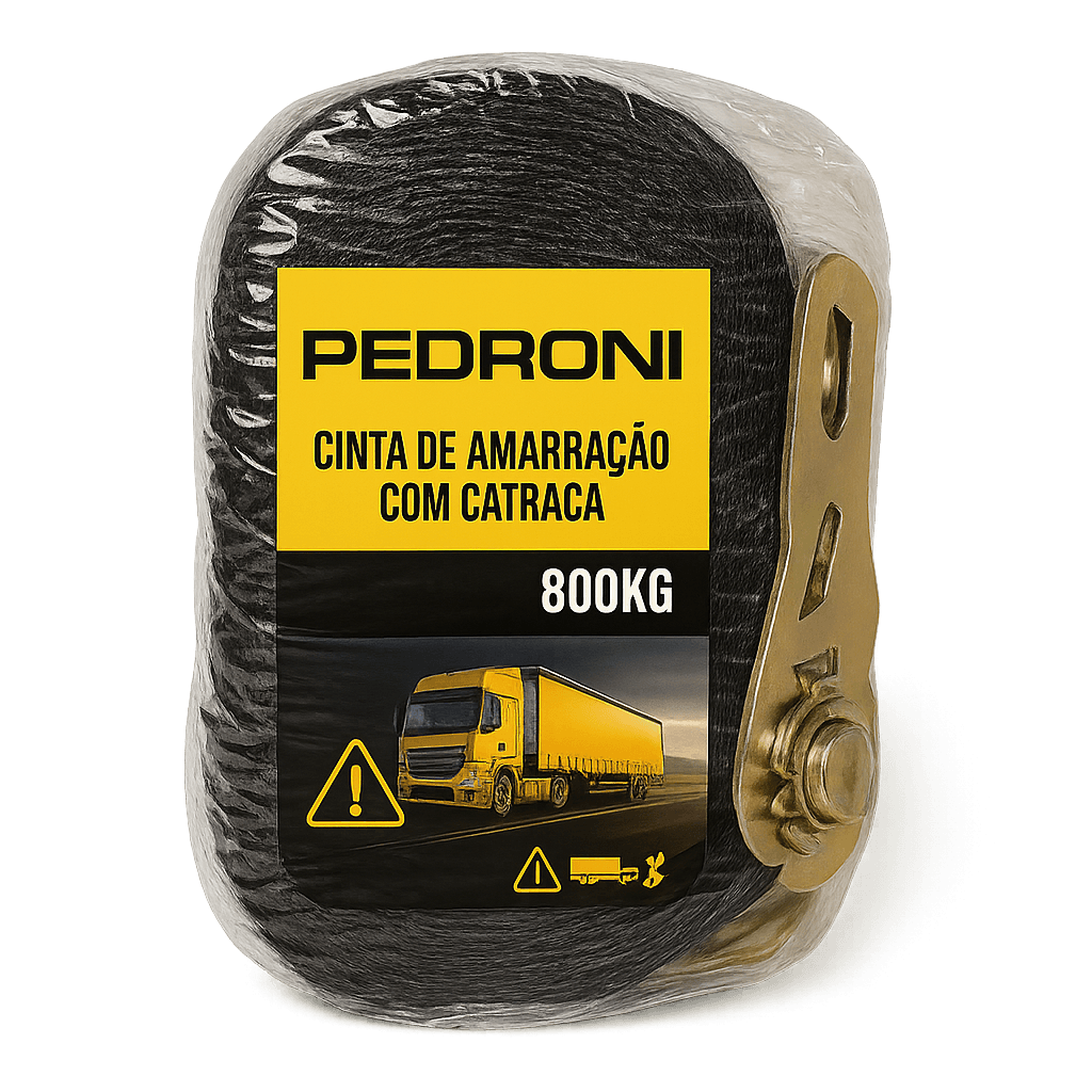 Cinta de amarração com catraca de 800 kg