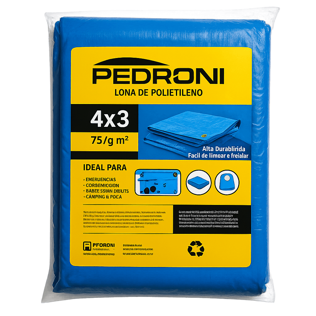Lonas Azuis em Polietileno
